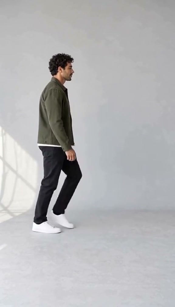 Give a short greeting a moving punchline — frame from the prepared AI Moonwalk sequence