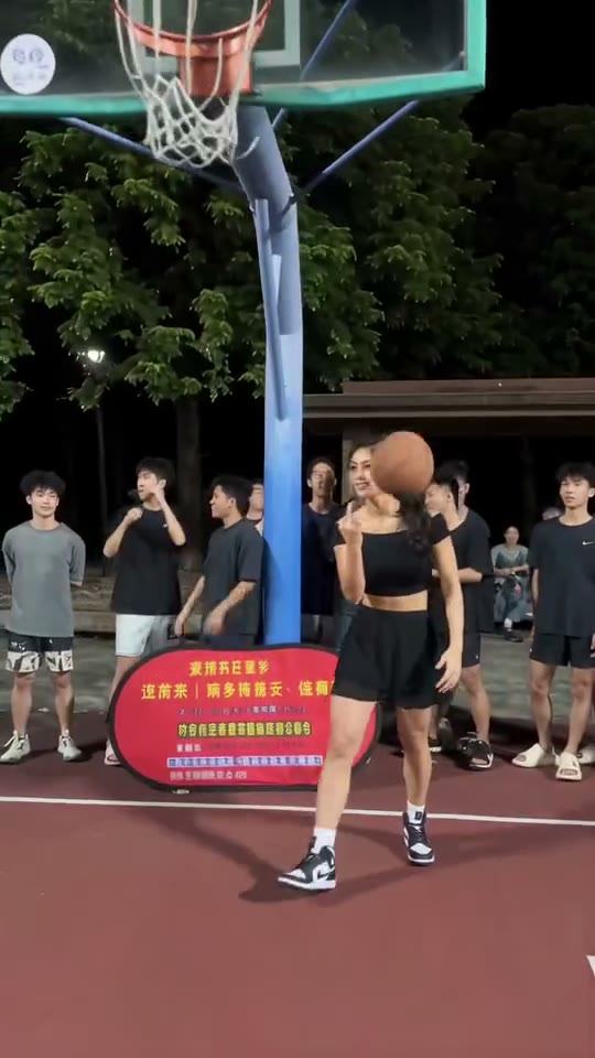 Make a playful matchup without a court shoot — frame from the prepared Middle Finger Dunk AI sequence