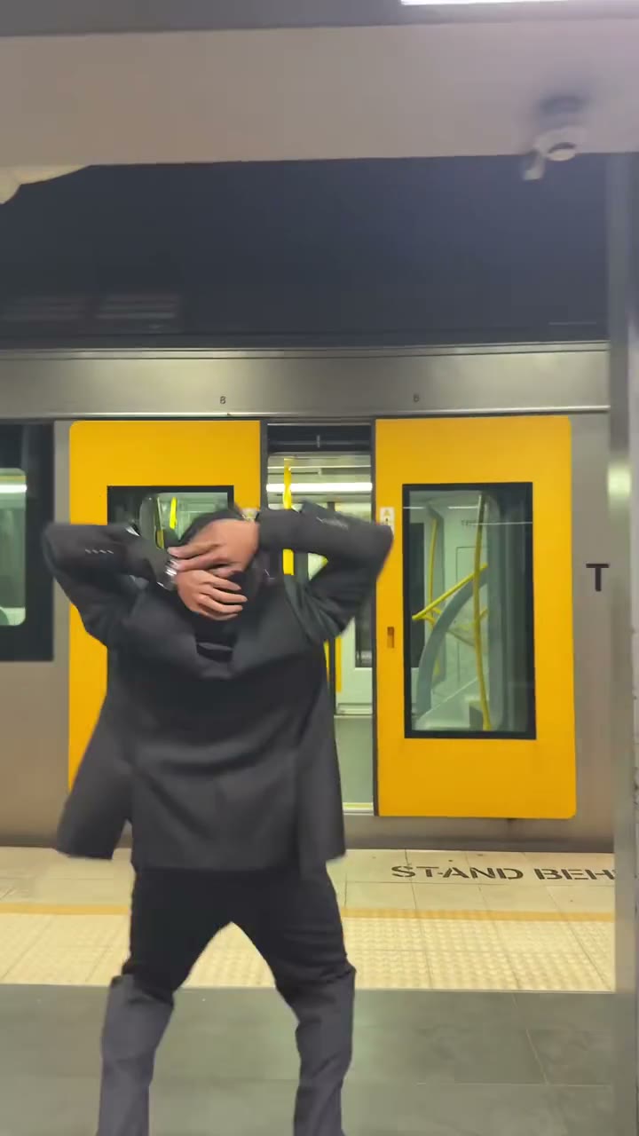 The character dropping into the knee-slide reaction