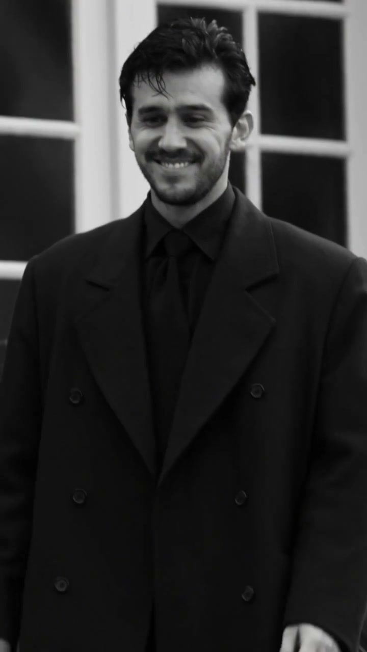 Noir Suit AI umbrella portrait reference