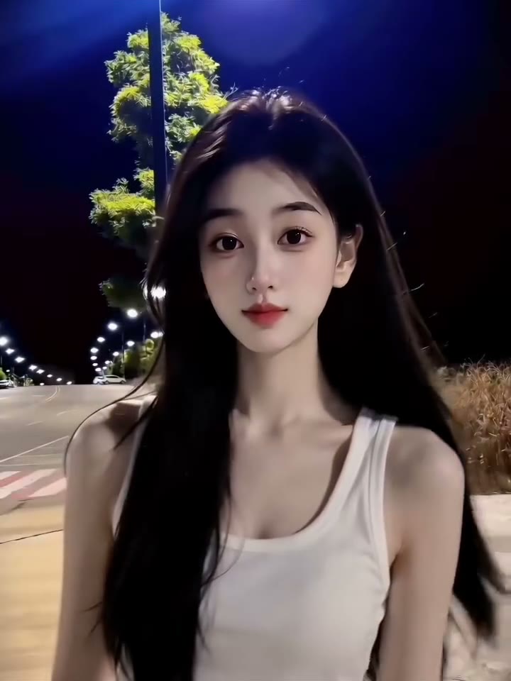 The same character returning in a close-up beneath the street light
