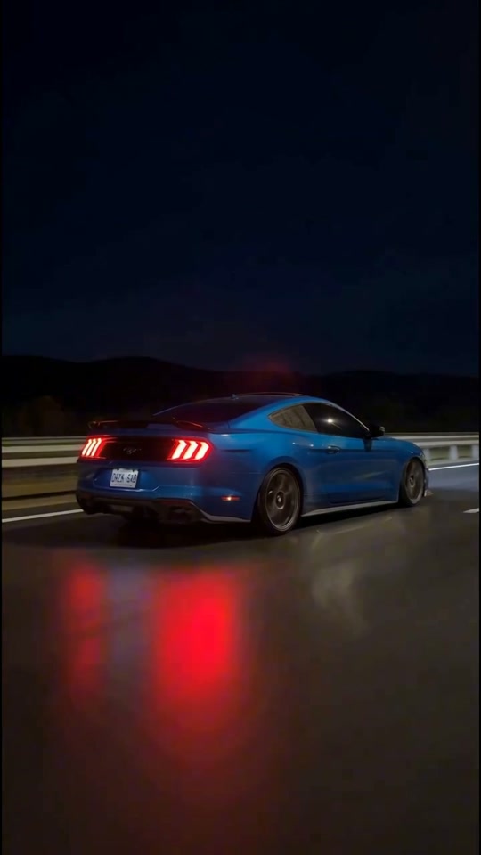 Finish with a moving vehicle, not a still reveal