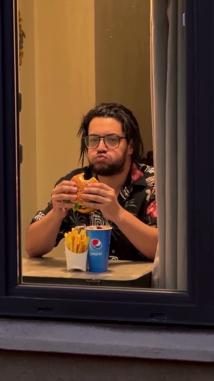 Caught mid-snack